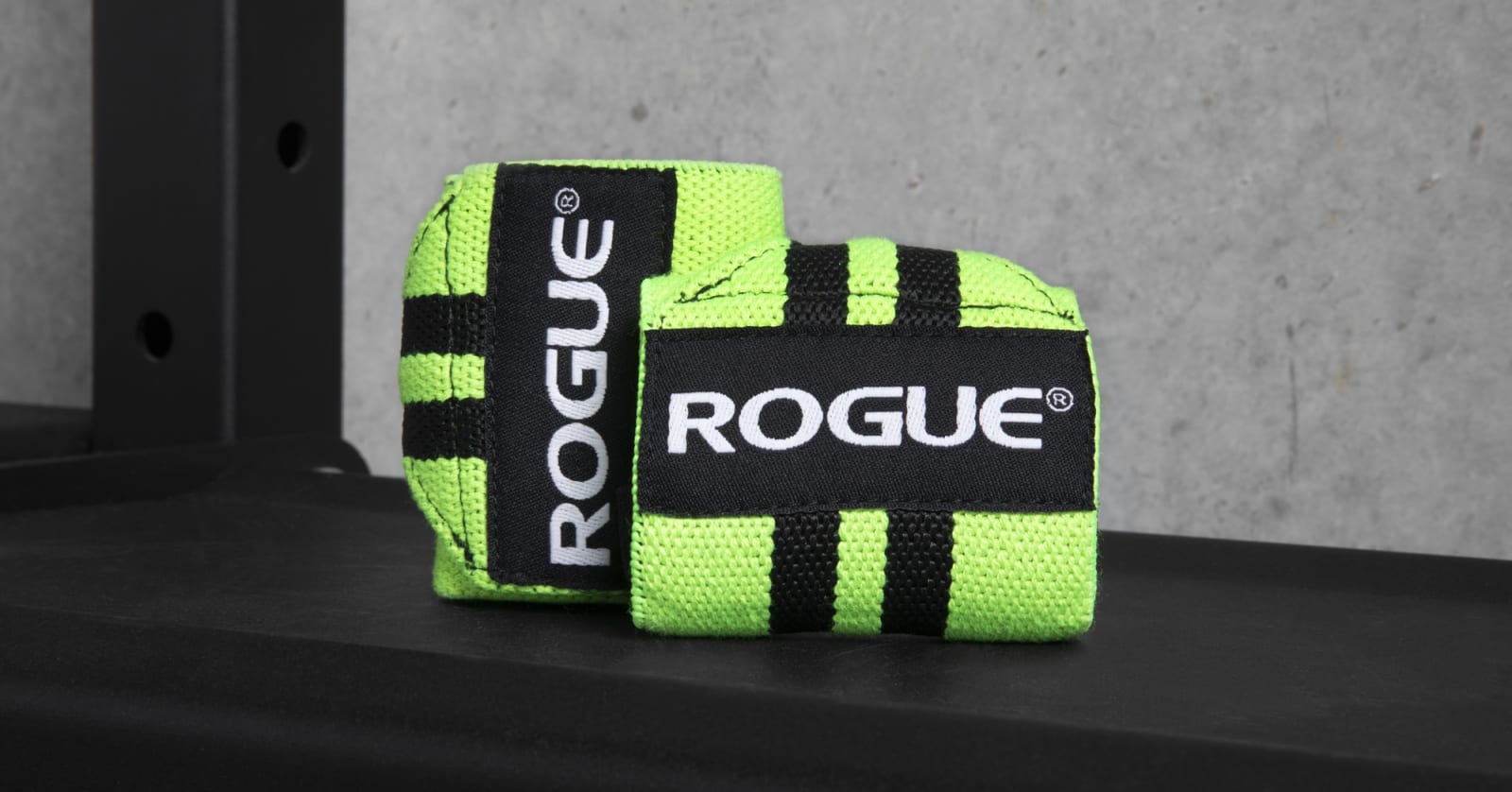 Rogue Wrist Wraps Green/Black Rogue Fitness Canada